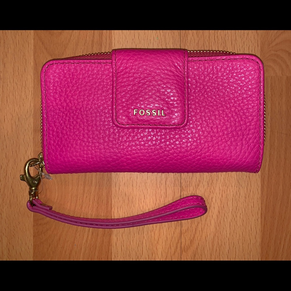 Fossil Leather Clutch